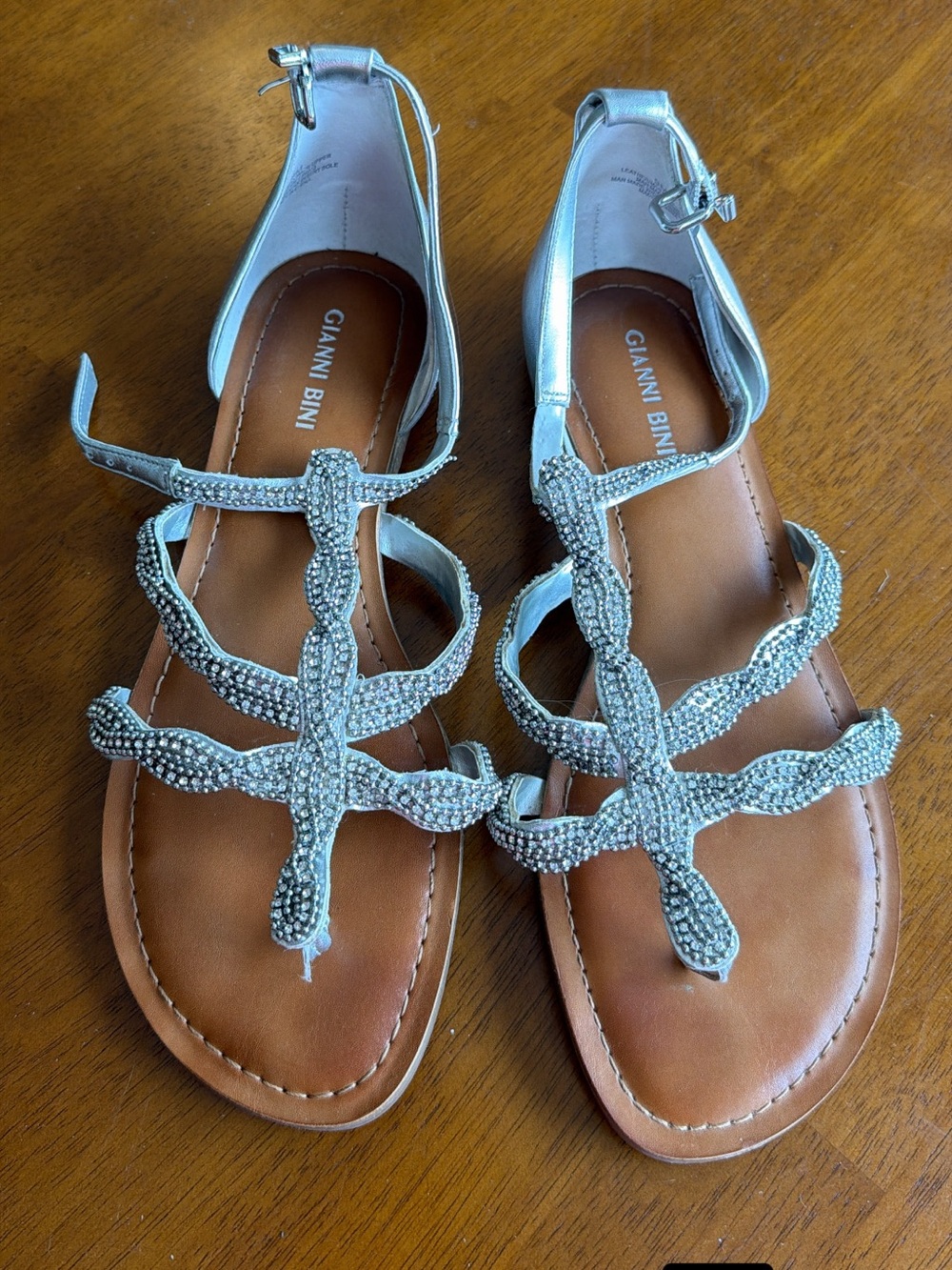 Gianni Bini rhinestone sandals